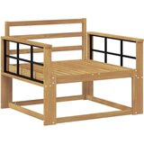  Srednja sofa za van Čvrsto drvo akacije Bijela - Bijeli Mreža | shoptok.hr