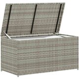  Vrtna kutija za pohranu od poliratana 100 x 50 x 50 cm siva | shoptok.hr
