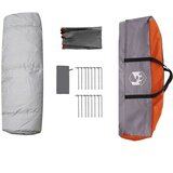 Instant šator Siva i narančasta 280 x 280 x 160 cm Čelik | shoptok.hr