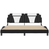  Okvir kreveta Viana s LED-om bez madracacrno-bijeli 180 x 200 cm | shoptok.hr