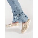GOODIN Gold loafers made of natural leather | shoptok.hr