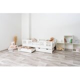 Molarem Home Drveni dječji krevet Luna 20 - bijeli - 200x90 cm - S 2 ladice Cijene