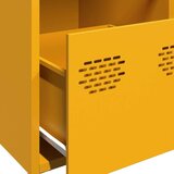 vidaXL Komoda boja senfa 68x39x73,5 cm hladno valjanog čelika | shoptok.hr