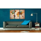  Slika na plutenoj podlozi - Painted World [Cork Map] 60x40 | shoptok.hr