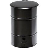 Kongamek Smetnjak s pokrovom, prostornina 30 l, s pedalom, črn | Shoptok.si