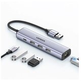 Ugreen USB Hub 3xUsb+RJ45 (1000m) CM475 Cene