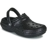 Crocs Cokli Classic Glitter Lined Clog Črna | Shoptok.si