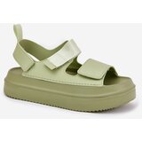 Boto Women's Platform Sandals With Velcro Green Nitepira | Shoptok.si