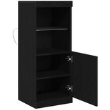  LED komoda Crni hrast 41 x 37 x 100 cm Konstruirano drvo | shoptok.hr