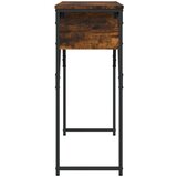  Konzolni stol s policama boja hrasta 105x30x75 cm | shoptok.hr