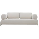 Kave Home Bež sedežna garnitura iz šenilje 232 cm Compo – | Shoptok.si