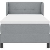  Krevet s opruga kutije Svjetlosiva 100 x 200 cm tkanina | shoptok.hr