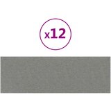  Zidna uzglavlja 12 pcs Svijetlo siva 90 x 30 cm tkanina | Eponuda.com