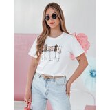 DStreet T-shirt damskie z nadrukiem MANETEE biały | Shoptok.si