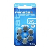 Renata baterija ZA675 1.45V Zink-Air baterija za SLUSNI APARAT, PAK6 (cena po kom.) Cene