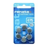 baterija ZA675 1.45V Zink-Air baterija za SLUSNI APARAT, PAK6 (cena po kom.)