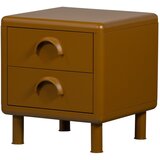 WOOOD Oker rumena kovinska nočna omarica Rune – | Shoptok.si