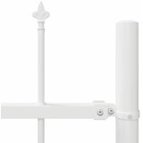  Vrtna Ograda 3 pcs Bijelo 5,1 x 1,2 m Čelik s prahom | shoptok.hr