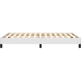 vidaXL Posteljni okvir bel 120x190 cm umetno usnje | Shoptok.si