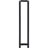  Stalak za ručnike crni 12,5 x 12,5 x 60 cm željezni | shoptok.hr