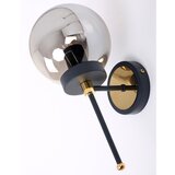 Squid Lighting Črna/siva stenska svetilka ø 15 cm Tokyo – | Shoptok.si