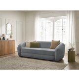 Bobochic Paris Temno siva raztegljiva sedežna garnitura iz šenilje 228 cm Neyo – | Shoptok.si