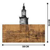 WALLXPERT dekorativni drveni zidni pribor alexandria lighthouse | ePonuda.com