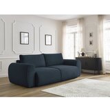Bobochic Paris Tamno plava sklopiva sofa od samta 257 cm Lucien – | shoptok.hr