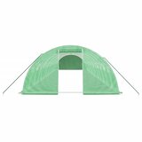  Staklenik s čeličnim okvirom zeleni 56 m² 14 x 4 x 2 m | shoptok.hr