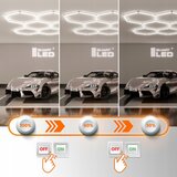  LED prigu&amp;scaron;iva plafonska svetiljka HEXAGON LED/192W/85-265V 5000K CRI 90 IP54 bela Slike