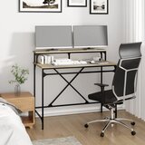  Radni stol boja hrasta 100x50x90 cm konstruirano drvo i željezo | shoptok.hr