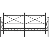  Dnevni krevet bez madraca crni 90x200 cm čelik | shoptok.hr