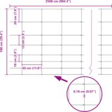 vidaXL Ograjni stebri 22 kosov U-kanal 100 cm cinkano jeklo | Shoptok.si