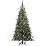  Umjetno božićno drvce s nogom s stalakom Zelena 210 cm PE i PVC | shoptok.hr