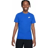 Nike NSW TEE EMB FUTURA Majica za dječake, plava, veličina