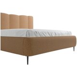 MID.YOU OBLAZINJENA POSTELJA 140 cm x 200 cm , les, tekstil, leseni material terakota | Shoptok.si