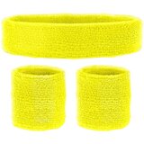 Widmann Trakovi za znojenje (1 naglavni trak in 2 zapestna) - Neon rumena | Shoptok.si