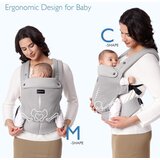 Momcozy Baby nosilka Air Mesh siva BC001-DG12NB-A | Shoptok.si