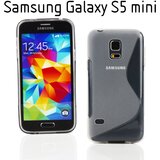  Gumijasti / gel etui S-Line za Samsung Galaxy S5 mini - prozorni Cene