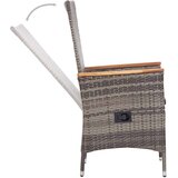  7-dijelni vrtni blagovaonski set s jastucima sivi | shoptok.hr