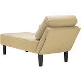  Chaise Lounge z blazino Svetlo zelena siva Corduroy tkanina | Shoptok.si