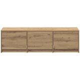 TV ormar s LED lampama Umjetnička hrastovina 140 x 34 x 40 cm | shoptok.hr