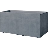 DEROMA Korito za rastline "Millenium" 79 cm z zbiralnikom vode - Brownstone - Ash Grey Cene