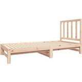  Dnevni ležaj na izvlačenje 2 x (90x190) cm od masivne borovine | shoptok.hr