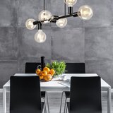 LAMKUR Luster na šipci ASTRID 6xE27/60W/230V crna | Eponuda.com