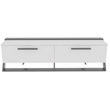 HANNAH HOME TV komoda Astrid, 163,8x46,8x36,6 cm, Bijelo-Crna | Eponuda.ba