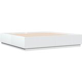  The Living Store Posteljni okvir bel 200x200 cm inženirski les - Posteljni Okvir, (21500993) | Shoptok.si