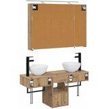  Set ormarića za kupaonicu 4 pcs 100 x 14,5 x 70 cm | Shoptok.si