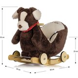 Milly Mally smeđi psić za ljuljanje | shoptok.hr