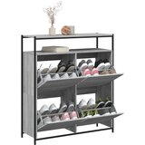 Ormarić za cipele s 4 ladice siva boja hrasta 100x34x112 cm | Eponuda.ba